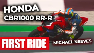 MCN's Neevesy reviews the 2020 Honda Fireblade! Is this CBR1000RR-R the real SP? | First Ride