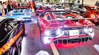 【電飾!!爆音!!】ド派手なランボルギーニ30台がハロウィンの都内を走る!!/Lamborghini Halloween Parade!!