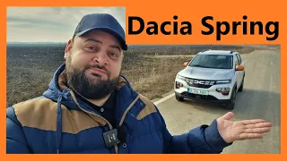 Dacia Spring: Mașina MAI EFICIENTĂ decât Tesla! Am încăput în ea?