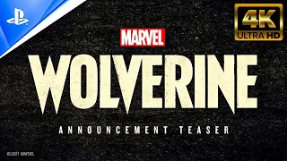 Marvel's Wolverine   PlayStation Showcase 2021  Announcement 4K Teaser Trailer   PS5