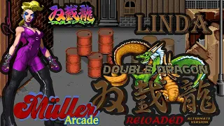 DOUBLE DRAGON RELOADED ALTERNATE - FULL GAMEPLAY - LINDA - OPENBOR - GAME - MÜLLER ARCADE