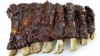Barbecue Beef Ribs - Oven Baked Recipe - PoorMansGourmet