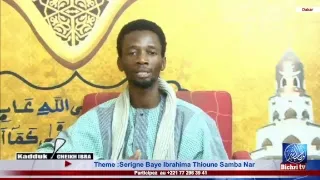 LIVE | Emission Kadduk Cheikh Ibra #002  | Theme: Serigne Baye Ibrahima Thioune Samba Nar