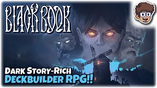 AWESOME DARK STORY-RICH DECKBUILDER RPG!! | Let's Try: Black Book | Gameplay
