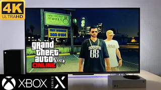 GTA 5 Online Performance Mode 60fps - Gameplay Xbox Series X (4K TV)