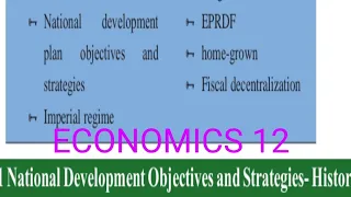 ECONOMICS Grade12 Unit 7 PART 1  Macro-economic Reforms in Ethiopia(IMperial policy)