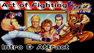 Art of Fighting: Intro & Attract Mode - Neo Geo MVS (NeoGeo)