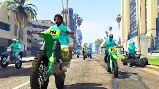 GTA 5 ONLINE - bloods vs ksg