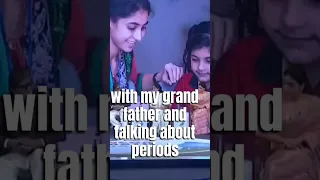 I am sitting with grandfather in stage and talking about periods || Navya Naveli Nanda #inspiration