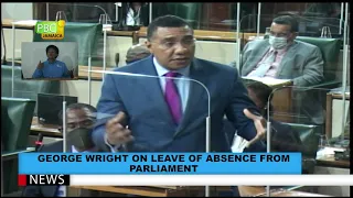 George Wright On Leave Of Absence From Parliament