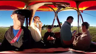 360 degree video of our first Hot air balloon ride!