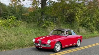 1960 Alfa Romeo Giulietta Sprint For Sale-Drive Away Acceleration Video 2