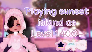 Playing sunset island as level 1400+ ||Beom_Bear||