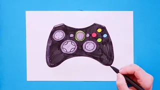 How to draw an XBox game controller