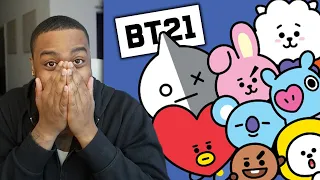 Reacting To The WHOLE BT21 UNIVERSE!