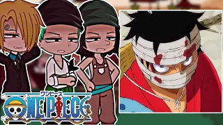 🌊. Past Strawhats Pirates React To Luffy || One piece Anime || Gacha React .🌊