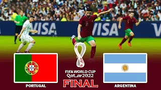 ARGENTINA VS PORTUGAL - Final World Cup 2022 Qatar - Ronaldo vs Messi - PES 2021