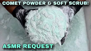 ASMR Request: Comet Powder, Comet Soft Scrub, Lime Colibri, & Pine | Sponge Squeezing