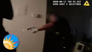 Phoenix police body-camera video shows officer shoot armed man during domestic violence call