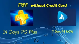 How to get FREE PS Plus (14 Days Free) without credit card (Comes with PS NOW) (May 2020)