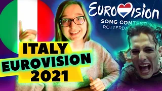 Måneskin - Zitti e buoni - Italy Eurovision 2021- REACTION and SONG TRANSLATION