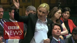 Mhairi Black: Applause greets youngest MP's maiden speech - BBC News