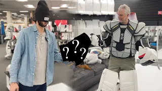 Pure Hockey: Guess the Glove and My Dad Tries Goalie Gear for the First Time