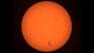 Two stills and two videos of the Sunspots after CMEs causing the coming Severe G4 Geomagnetic Storm