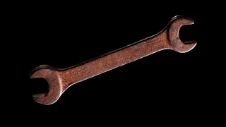 Old Rusty Wrench Restoration-Antique Rusty Wrench Restoration