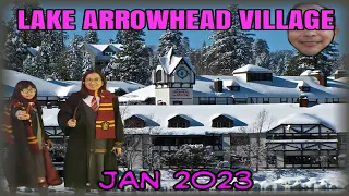 Lake Arrowhead Village January 2023