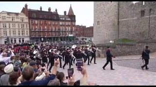 Changing the Guard at Windsor Castle - Thursday the 16th of May 2024