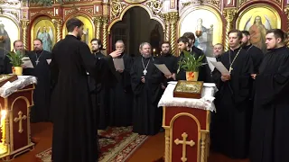 Колядка "Заспіваймо християни" у виконанні зведеного хору духовенства Полтавської єпархії