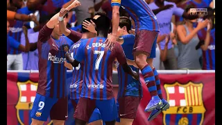 FIFA 22 | Chelsea vs Barcelona | UEFA Champions League | 4K Display