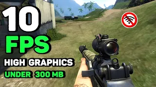 10 Best Offline Fps Games Under 300MB For Android iOS High Graphics 2024
