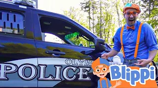 Blippi Explores a Police Car | Learning Show | Engineering | STEM | Cartoons for Kids