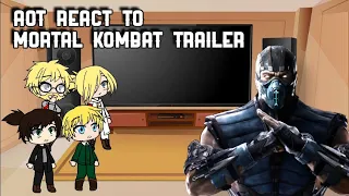 Aot characters react to Mortal Kombat 2021 Trailer