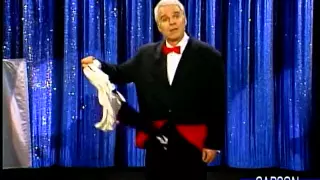 Steve Martin is the  Great Flydini on the Johnny Carson Show