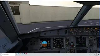 Manchester to Belfast early morning flight using FS2020 with Fenix add on.