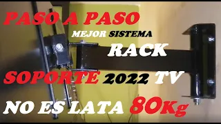 SOPORTE para TV / RACK para TV / COMO HACER UN RACK PARA TV #articulado #racks #support