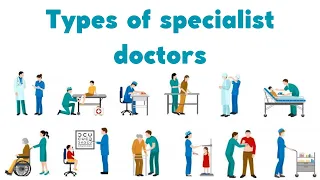 Types of specialist doctors | English vocabulary #englishvocabulary