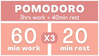 Técnica Pomodoro 60/20 - Pomodoro Timer