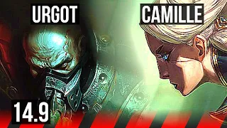 URGOT vs CAMILLE (TOP) | 13/3/6 | BR Diamond | 14.9