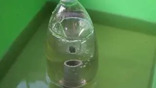 Aquaponics Home Made Recycled Water Bottle Siphon