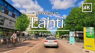 Driving in City of Lahti, Finland - 4K