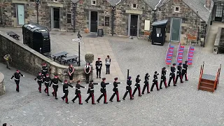 21 Gun Salute at Edinburgh Castle for King Charles' 75th Birthday