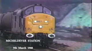 BR in the 1980s Micheldever Station On 9th March 1988