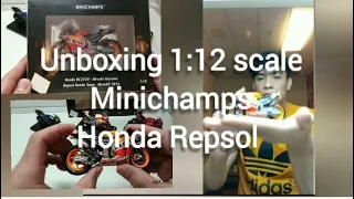 Unboxing Diecast 1:18 Minichamps Honda Repsol RC213V