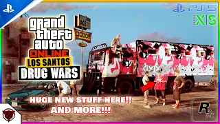 GTA ONLINE LOS SANTOS DRUG WARS DLC! New 5 Vehicles, New RV, An  Properties & More (GTA UPDATE)