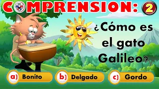 COMPRENSION lectora EL GATO GALILEO