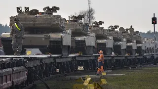 Американские танки покидают Литву